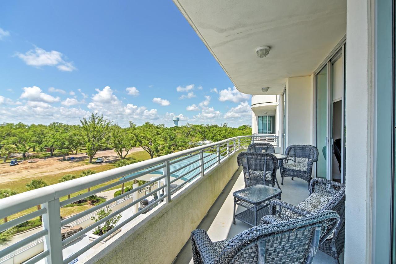 Beachside Biloxi Club Condo Balcony With Ocean View Eksteriør bilde